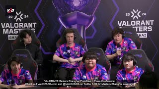 PRX, 100T - VCT Masters Shanghai post-match press conference