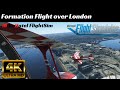 Pitts Special S2S  ★ Formation Flight over London ★ MSFS 2020 ★ 4K ★ VR HP Reverb G2