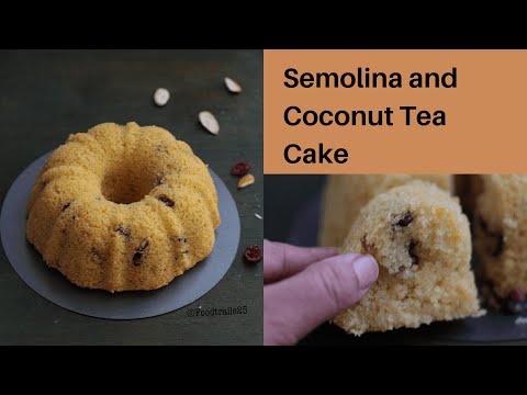 How to make Sooji (Semolina) Tea cake in a pan