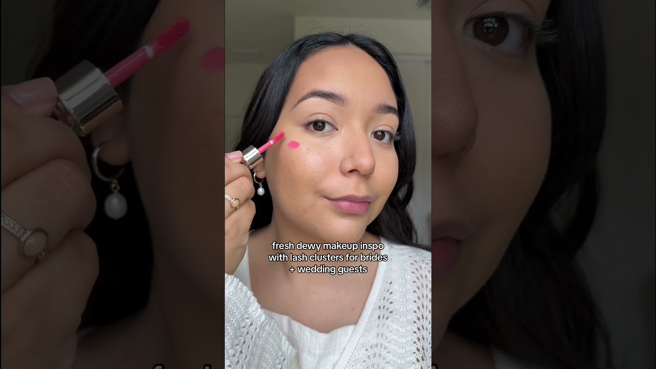Bridal makeup trend of 2024: lash clusters