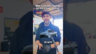 What’s the most feminine car a man can drive? 👀😂#vmbautocentres #cars #feminine #mechanic #shorts