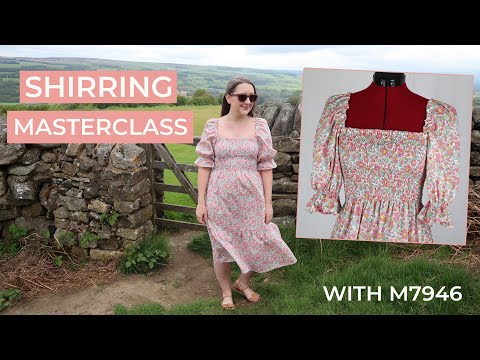 How to Shirr Fabric | Essential Shirring Tutorial with dress