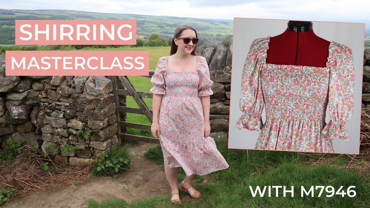 How to Shirr Fabric | Essential Shirring Tutorial with dress