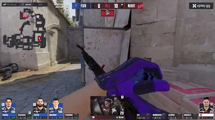 Natus Vincere iM almost taked a 1v5 clutch against FURIA at StarLadder Budapest Major 2025