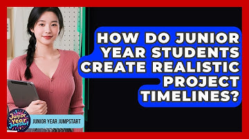 How Do Junior Year Students Create Realistic Project Timelines? - Junior Year Jumpstart