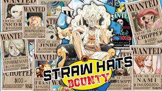 ALL BOUNTY POSTERS – STRAW HATS SCENE #OnePiece #StrawHatCrew #BountyReveal