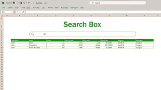 Excel: Create a Search Box in 3 Simple Steps! screenshot 3