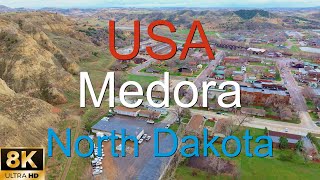 #Medora, North Dakota, #USA, #spring #2024, #Landscape #8K #Drone #cinematography #AI