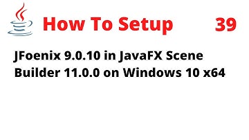 How to Setup JFoenix 9.0.10 in JavaFX Scene Builder 11.0.0 on Windows 10 x64