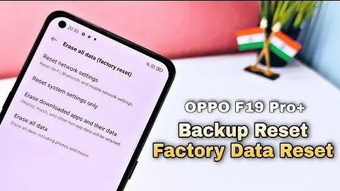 oppo F19 pro+ Backup & Restore Guide। Format factory data Reset all oppo phones। Oppo phones Reset k