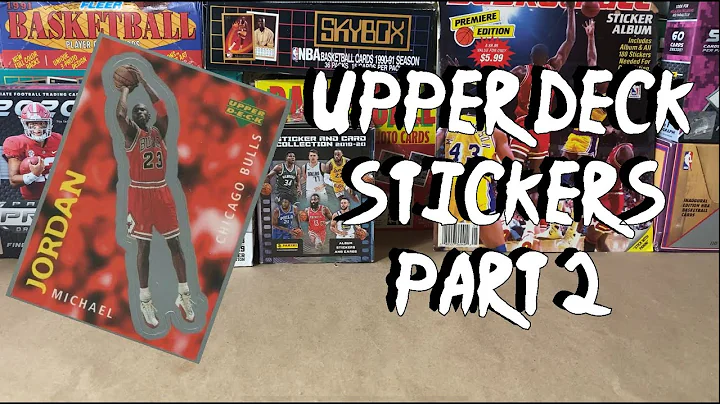 1997-98 Upper Deck NBA Sticker Pt 2 More Kobe Jordan and Hakeem PULLS!
