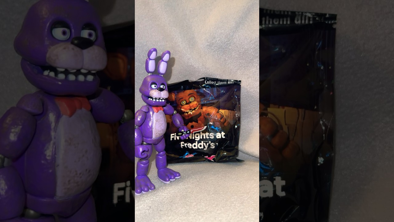 FNAF Bonnie UNBOXING Funko MYSTERY KEYCHAIN Blind Box STOP MOTION Animation 
