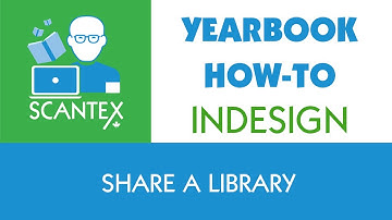 How to use InDesign to Share an Adobe Cloud Library for yearbook users