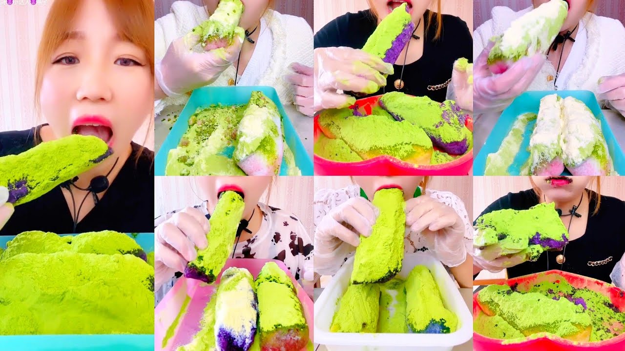 ( BITES ONLY ) ASMR QIAN EATING EXTREME SHAVED CRUNCHY ICE 