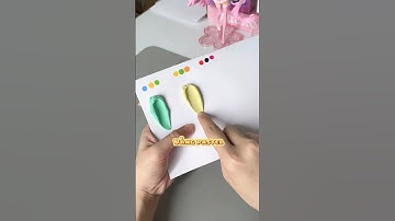 Mix 3 màu đất sét và kết quả ra màu rất lạ | Bò Cutie #datset #shorts