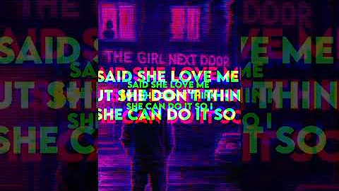 IVOXYGEN - The Girl Next Door (JG Remix) - lyric video @IVOXYGEN333 