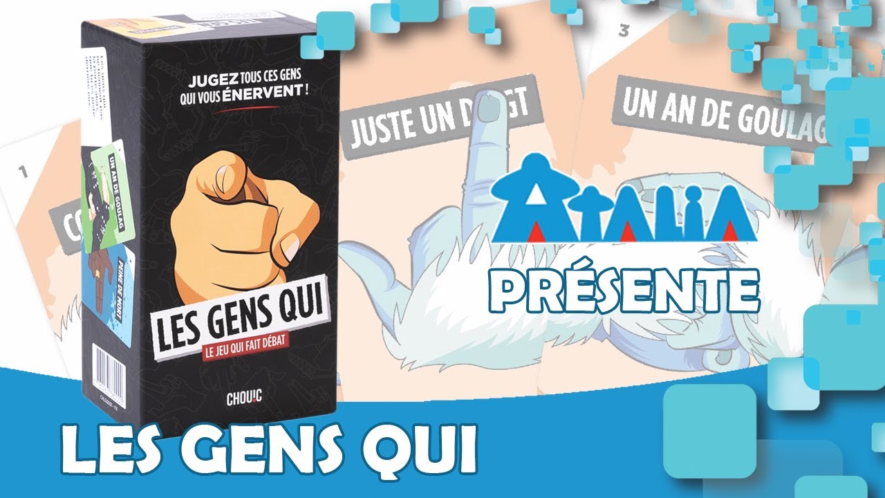 Jeu de Soirée Chouic Les Gens Qui - Jeux d'ambiance - Achat & prix