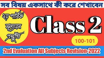 Class 2 Second Evaluation Preparation Question Answering । Page 100-101 । Homework Online Classroom.