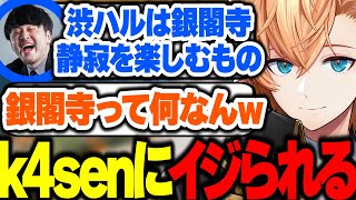 【APEX】k4senに銀閣寺と言われてる件に触れる渋ハルｗｗｗ【渋谷ハル/かせん/ネオポルテ/切り抜き】