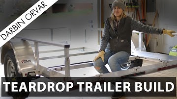Building a Teardrop Trailer Part 2 - Working on the Frame