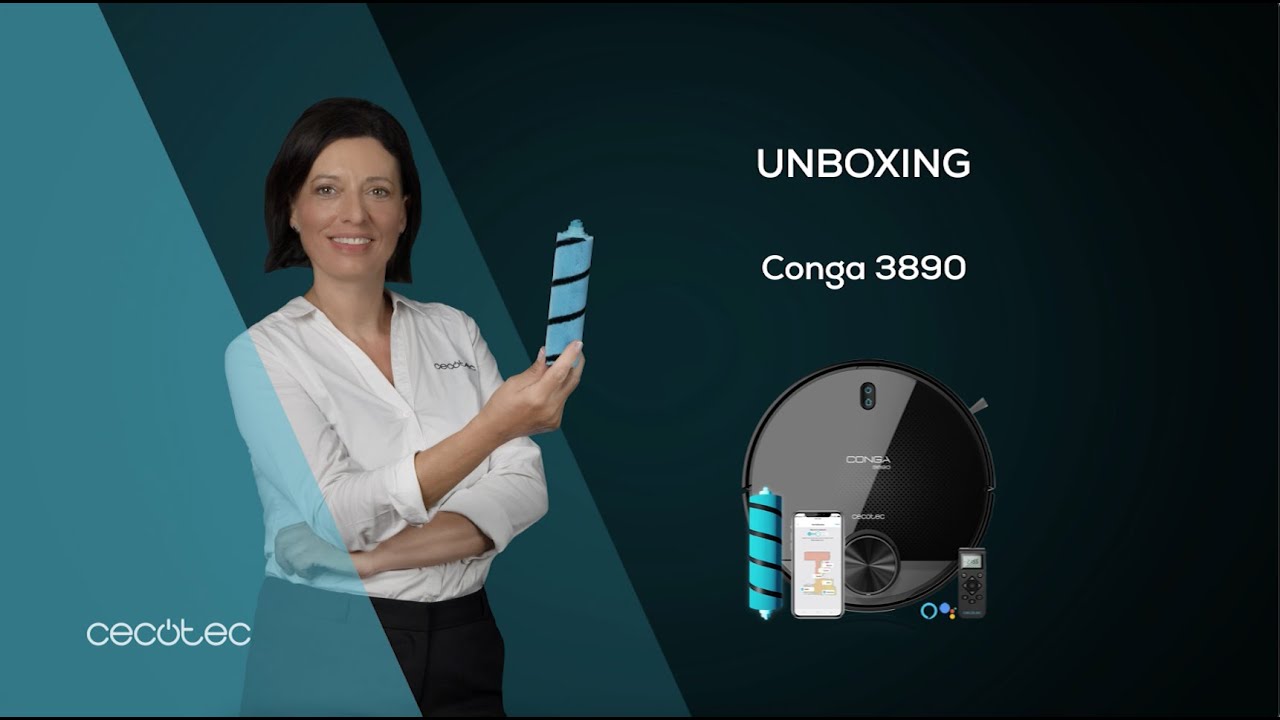 Conga 3890, el MEJOR ROBOT BARATO  Análisis y funcionamiento (con prueba  de LIMPIEZA) 