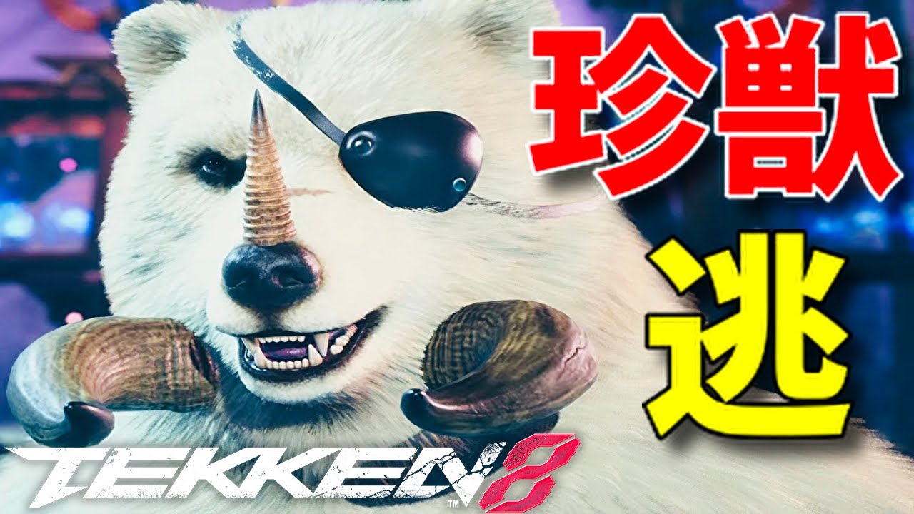 TEKKEN8】逃げろー！人間が素手で熊に勝てる訳が無い！ハイリスクで
