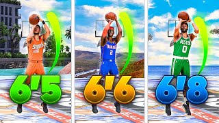 NBA 2K24 BEST JUMPSHOTS for 6'5-6'9 BUILDS (ALL 3PT RATINGS) BEST SHOOTING TIPS & SETTINGS in 2K24! screenshot 2