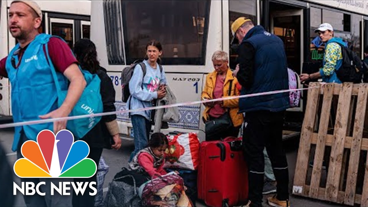 Mariupol Steel Plant Evacuees Reach Safety In Zaporizhzhia