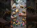 The Great Honey Flood”🐝#MiniRescue#TinyWorld#GiantHandRescue#CGIAnimation#OddlySatisfying