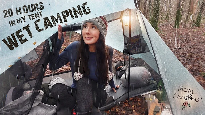 Wet Camping! 20Hrs in my Tent in the Rain • Merry Christmas Wild Ones