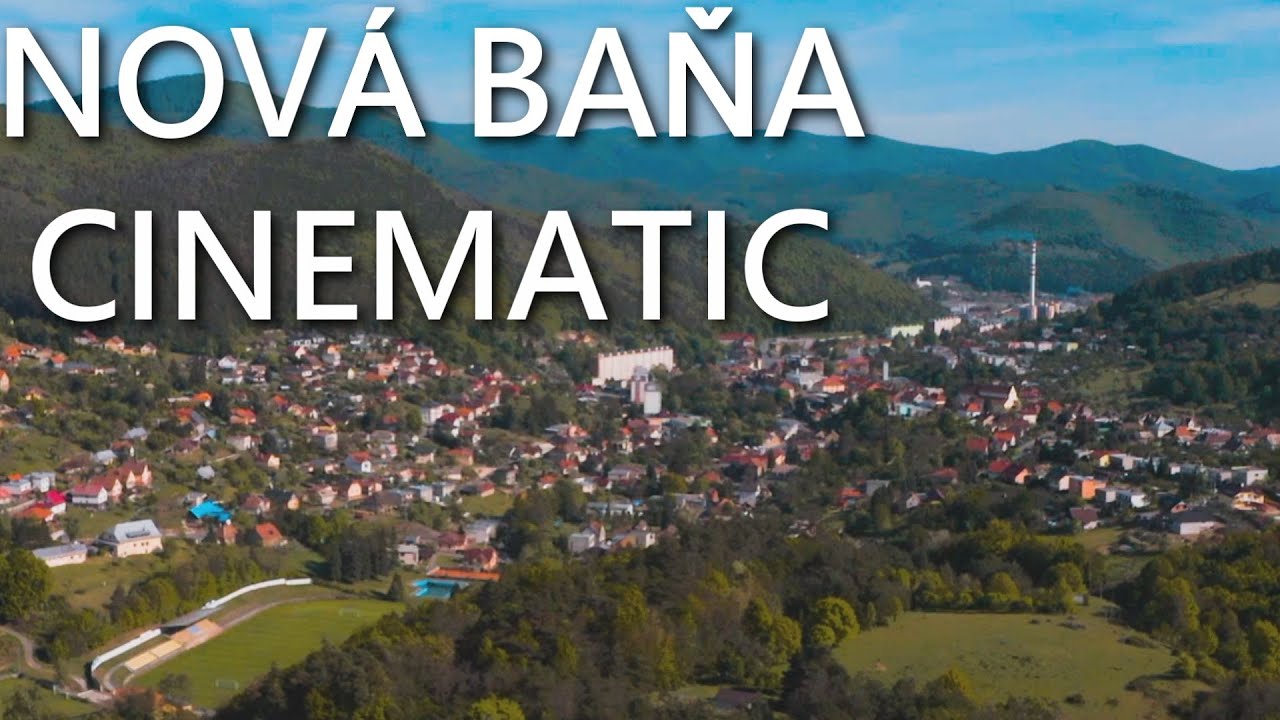 Starobylé Banské Mesto - Nová Baňa a jeho krásy | Nová Baňa from above