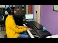 Kahin door jab din dhal jaaye  piano cover  anirudh das