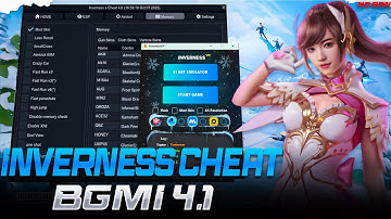 INVERNESS CHEAT | BGM! EMULATOR HÂCK 4.1 | PLAY BGMI ON PC | 100% SAFE |