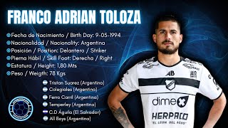 Franco Toloza #9 // Delantero - Striker // All Boys 2023
