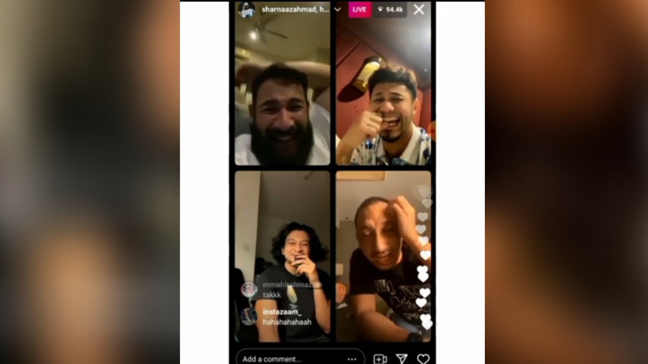 Sharnaaz Ahmad,Shukri Yahaya,Hairul Azreen & Zizan Razak IG Live [17/7/21]