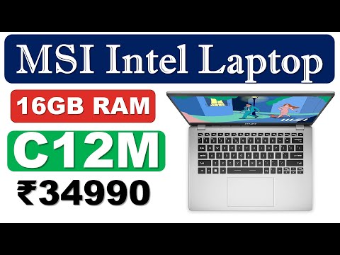 💯MSI C12M Laptop Review🔥लैपटॉप🔥16GB RAM Laptop with Intel Processor🔥Best 14-Inch Laptop under 35000