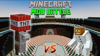 TNT Yeeter Vs Mutant Snow Golem - Minecraft Mob Battle 