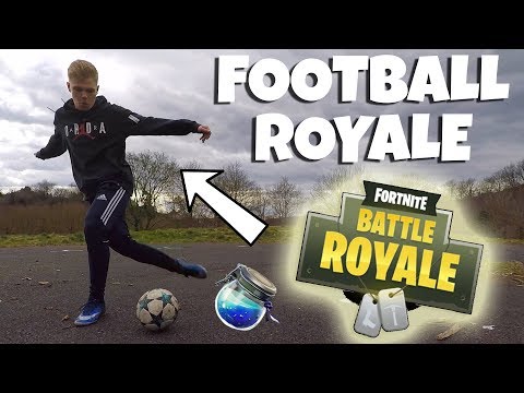 FORTNITE IN REAL LIFE! FOOTBALL ROYALE