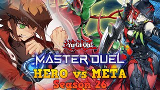 DESTROYING the New Snake-Eye Meta with HEROES in Yu-Gi-Oh! Master Duel (Season 26)