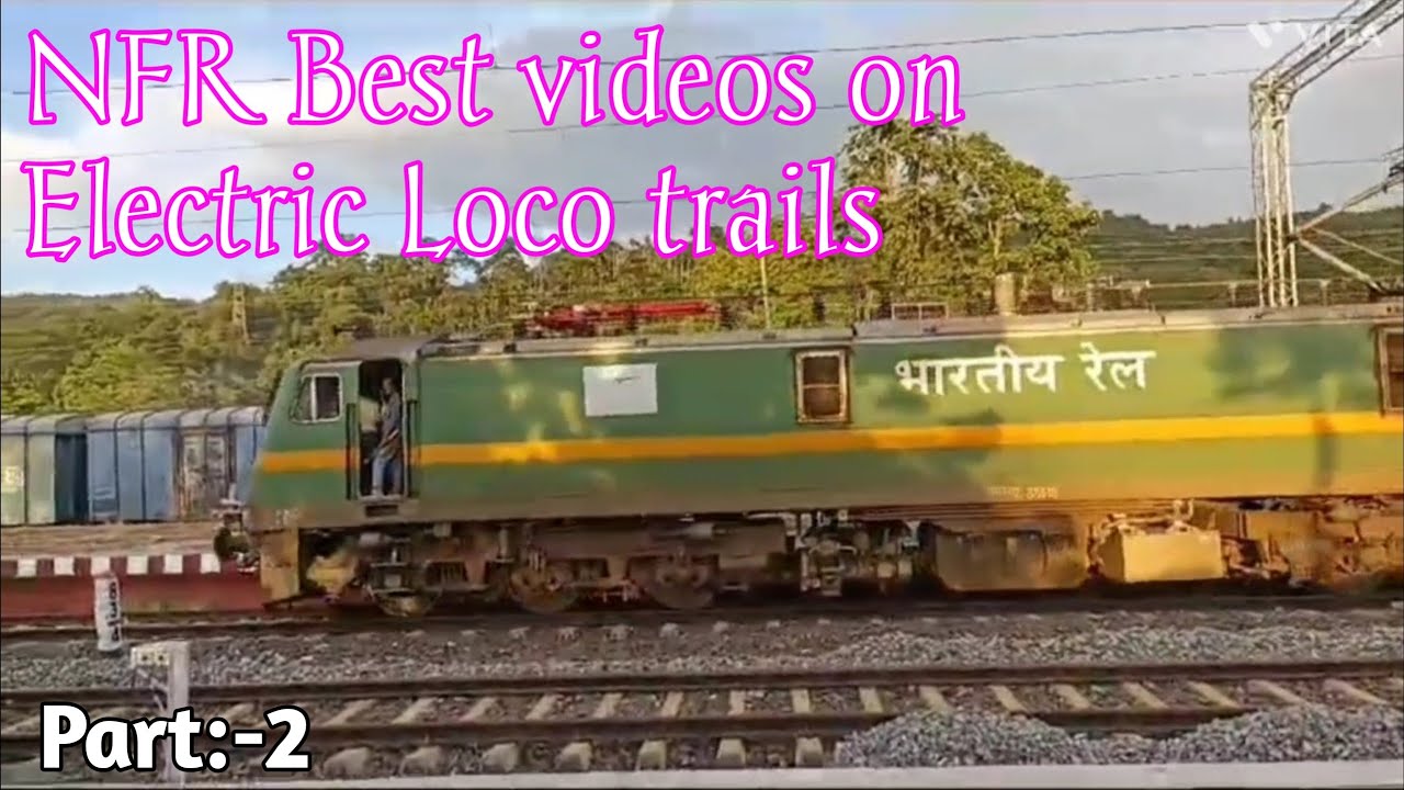 Electric Locomotive trails best videos from NFR Railway // NFR Railway Electrification E Loco Trails