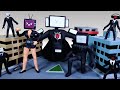 Making Giant Titan TV Man vs TV Woman vs TV Man [ Skibidi Toilet] Diorama - Polymer Clay