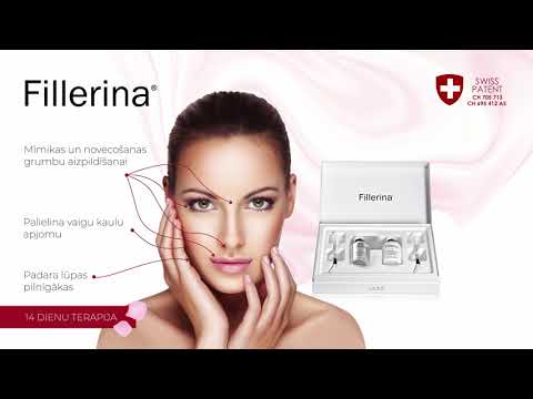 FILLERINA® Dermatoloģisko kosmētisko pildvielu komplekts ar 6 hialuronskābēm