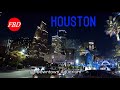 Driving Downtown Houston on Saturday Night | Footage By Daniel FBD