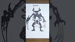 Drawing body transformation stickman #drawing #stickman #artdrawing #horrified #tutorial #shorts