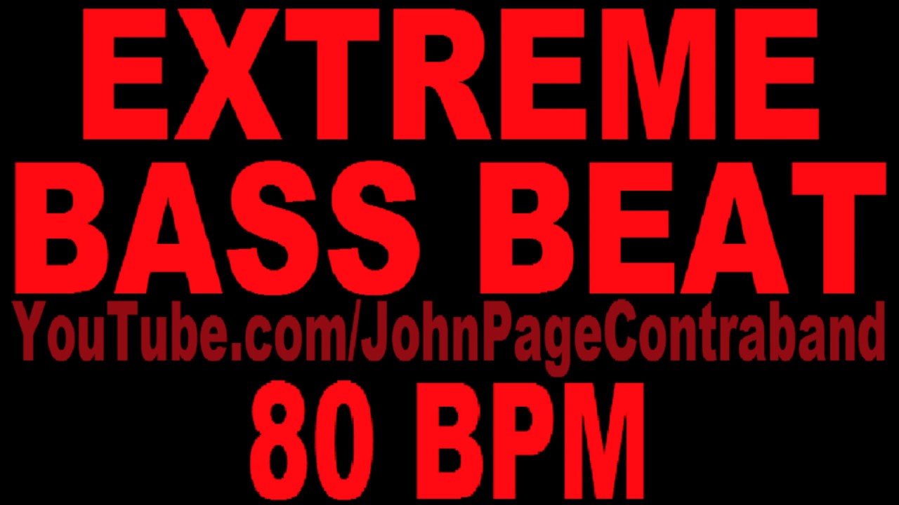 Extreme Bass Rap Beat 80 bpm 808 Heavy Subwoofer Test YouTube
