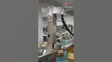 Automatic big diameter plastic cap cover elevator type sorting feeding capping machine testing video