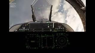 DCS F-18C DOG FIGHTING  시저스기동 중 기총샷....