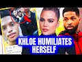 Khloe mad bc everyone saw her real face at cavaliers gametristan hid his side piece