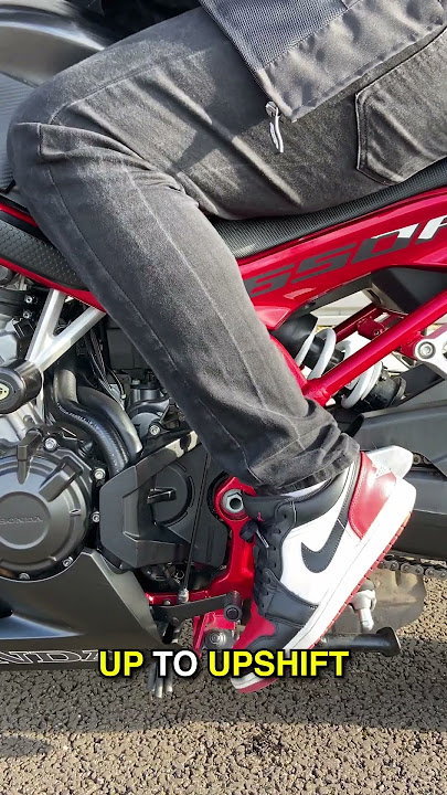 How to shift on a motorcycle...