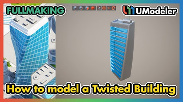 3D Modeling in Unity - Full Making of how to model a Twisted Building in Unity with UModeler